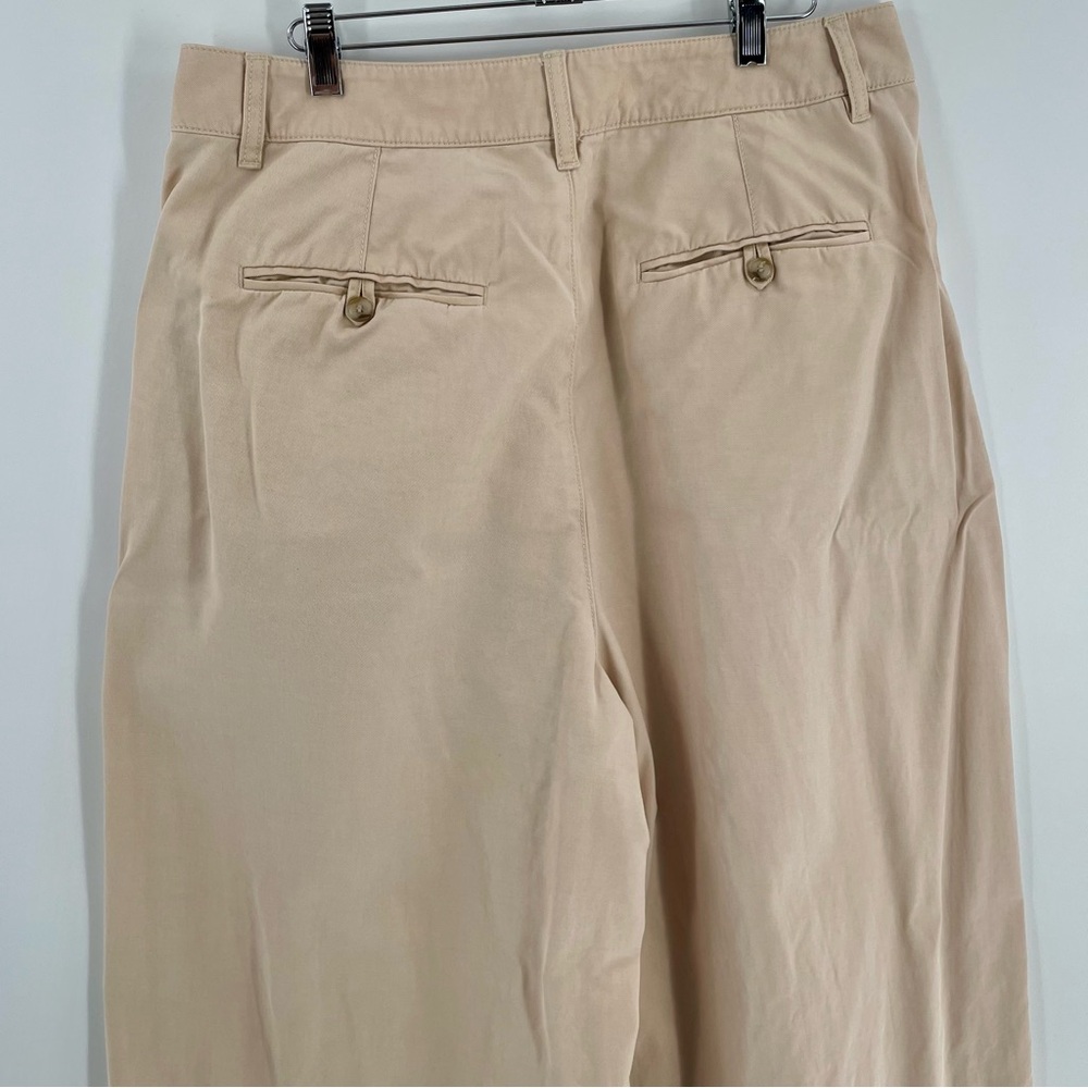 Madewell Harlow Cream Zip Button Pockets Wide Leg Pants - Picture 7 of 13